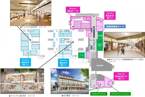 三鷹駅　全体概要図面