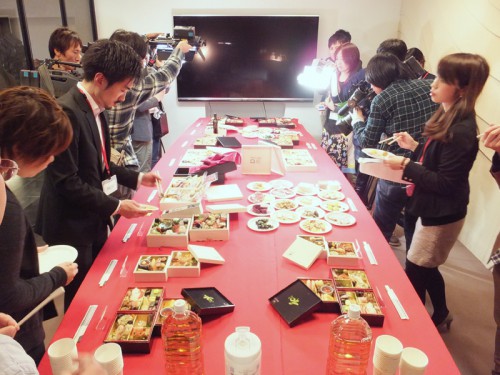 試食会の様子