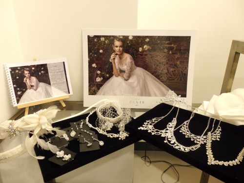 アクセサリーのディスプレイ