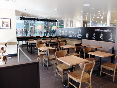 スターバックスの客席