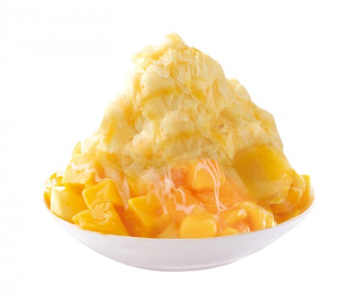 定番メニューのマンゴーかき氷