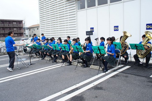 吹奏楽部による演奏