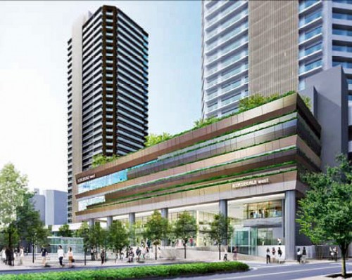 西街区の商業施設