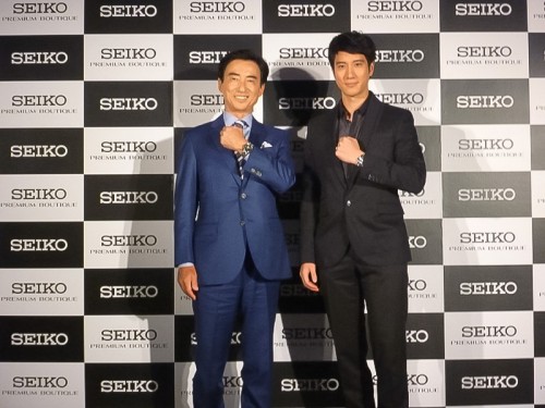 服部社長とワン・リーホンさん