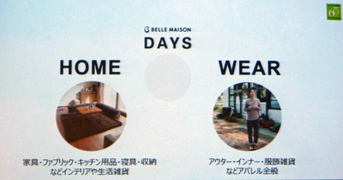 WEARとHOMEを展開