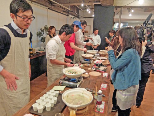 試食会の様子