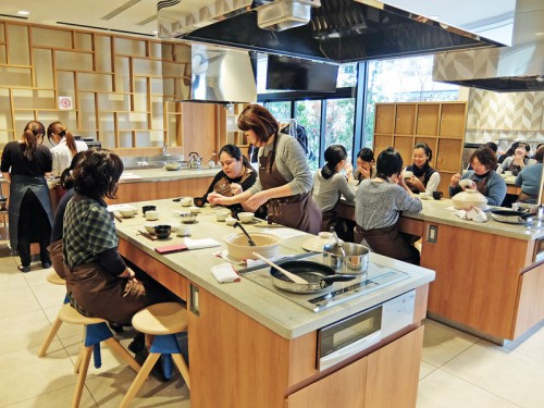 料理教室の試食会