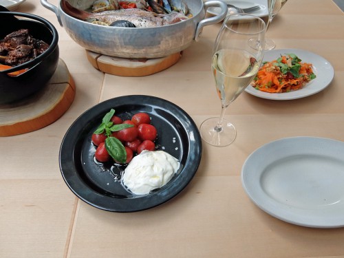 ミニトマトのカプレーゼ