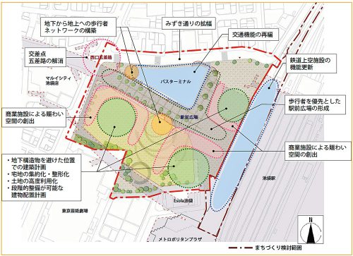 再開発計画の対象地区