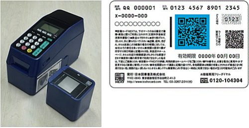 新型読取り機、カード裏面