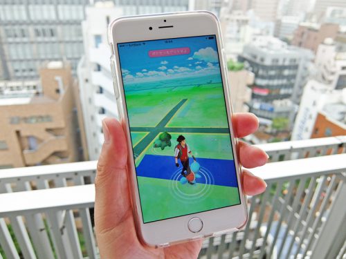 ポケモンGOのプレイ画面