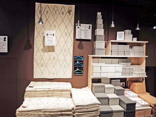 フロアランナーのディスプレイ