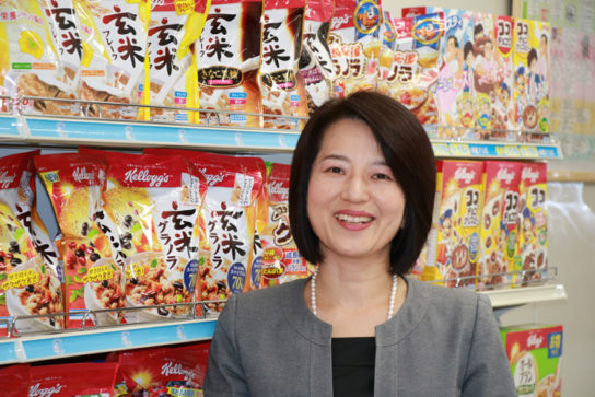 健康的な朝食であるシリアルを日本の食卓に広げたいと大谷執行役員