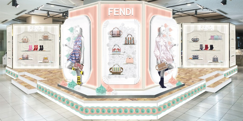 フェンディ／伊勢丹新宿本店を皮切りに新作コレクションイベント