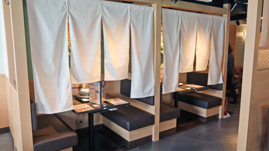 個室風の客席も用意