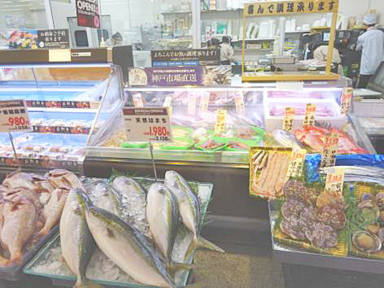 鮮魚売場