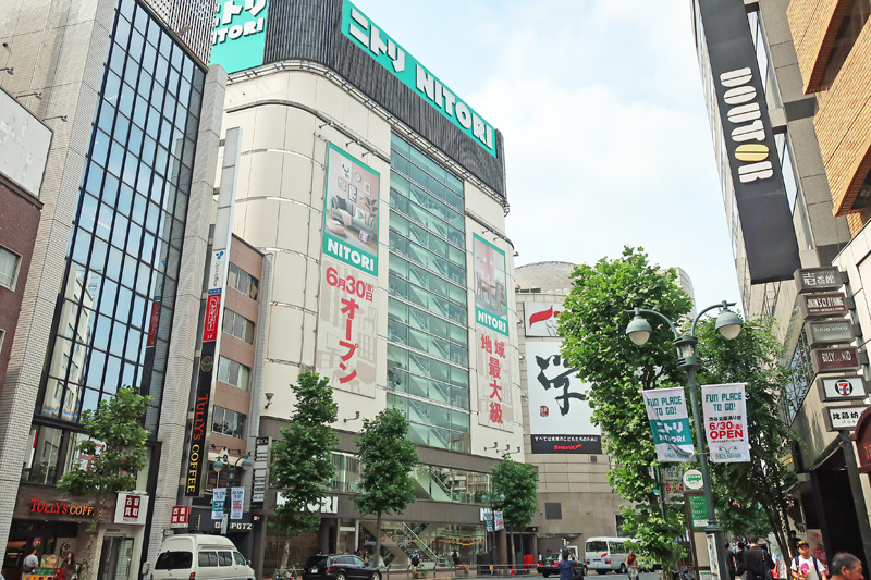 ニトリ／売場面積約5000m2、渋谷に山手線内最大級店舗