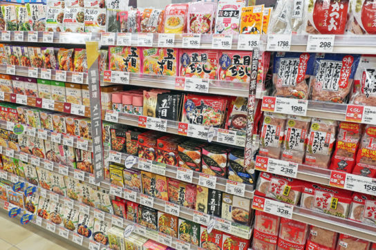 簡単調理メニューを集合展開