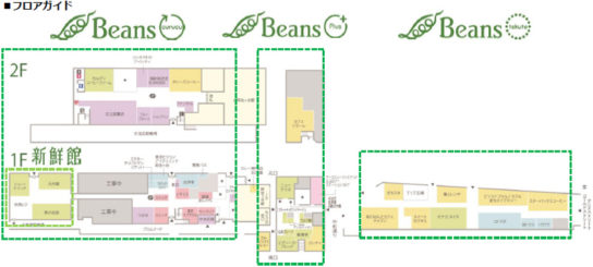 ビーンズ阿佐ヶ谷の店舗構成