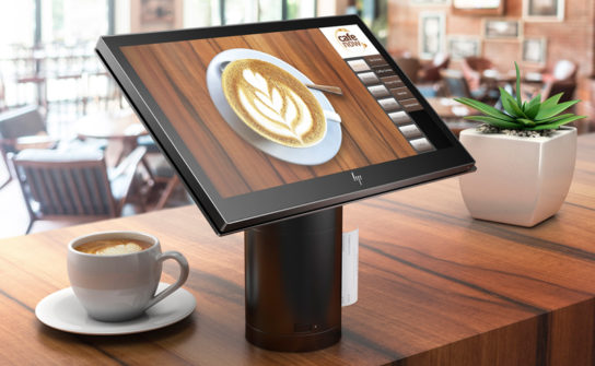 HP ElitePOS　設置イメージ