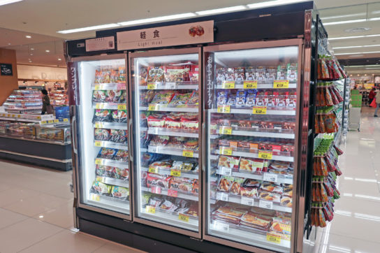 冷凍食品売場は約1.3倍に拡大