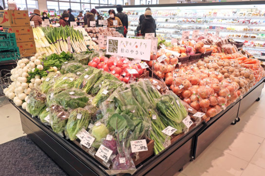 柏産地場野菜を訴求