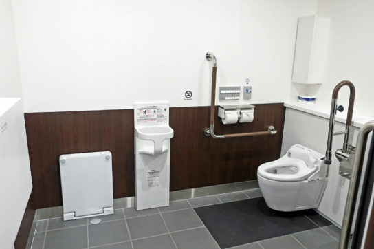 快適空間トイレも開発