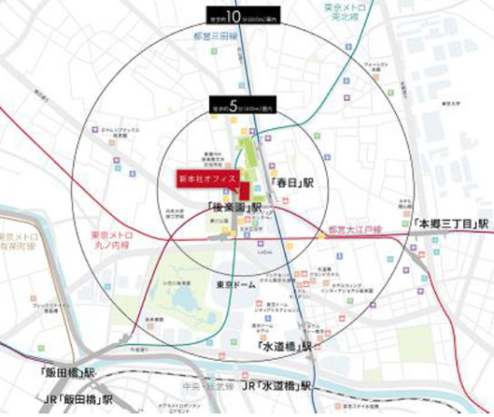 新本社周辺地図