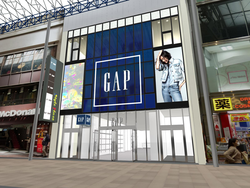 Gap／神戸に関西最大級の旗艦店・三宮店をオープン | 流通ニュース