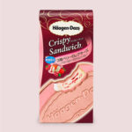 ハーゲンダッツ／ピンクのクリスピーサンド「3種ベリーのレアチーズ」
