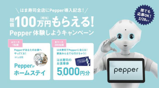 Pepper体験しようキャンペーン
