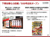 スシロー／7月に国内500店を達成、大森・荻窪に都心型店舗も