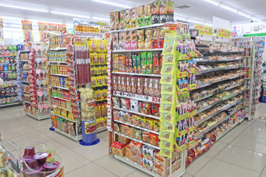 ゴンドラ角を活用して吊り下げ陳列