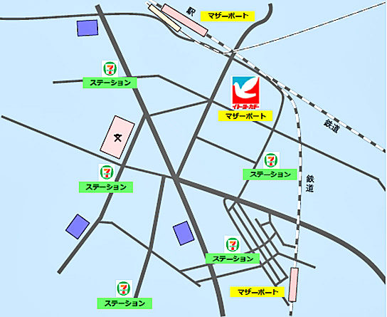 マザーポートと一般ステーションの相関図