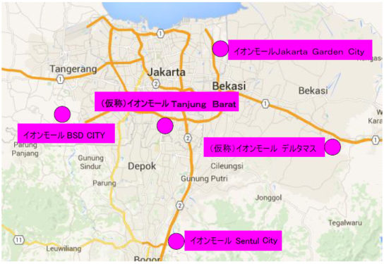 インドネシアのイオンモール