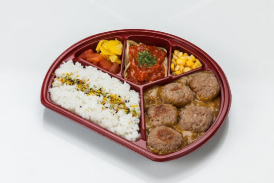 カレー＆グルメミートボール弁当