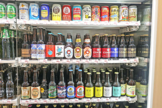 冷蔵ケースの国産クラフトビール