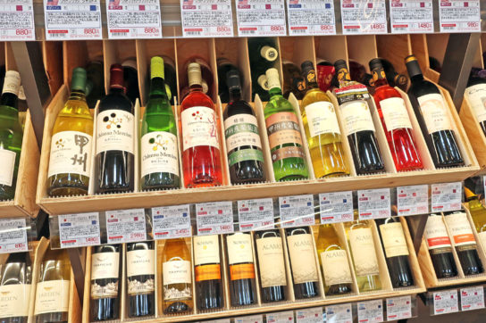 国産ワインは売れ筋を提案