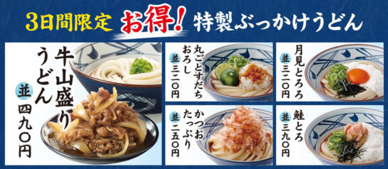 特製ぶっかけうどん