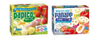 グリコ／「パピコ」「パナップ」に子ども向け栄養、乳酸菌入りの新製品