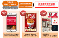 日本KFC／2020年は売上高750億円目標、既存店客数回復目指す