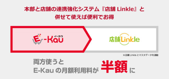 店舗Linkleとの併用で利用料金が半額に