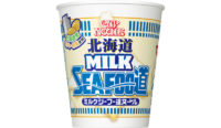 日清食品／北海道の素材入り、ミルクで作る「シーフードヌードル」