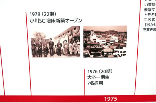 1976年大卒一期生7人採用