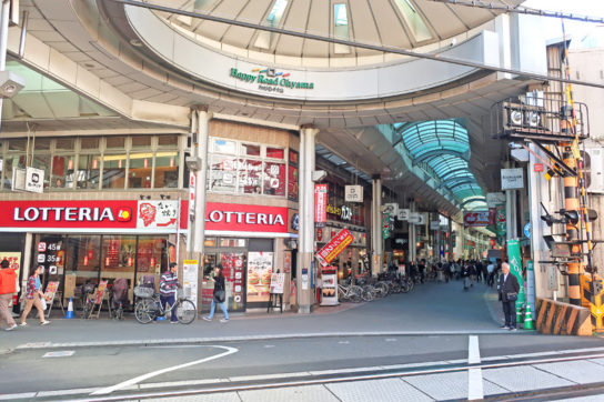 大山ハッピーロード商店街の入口