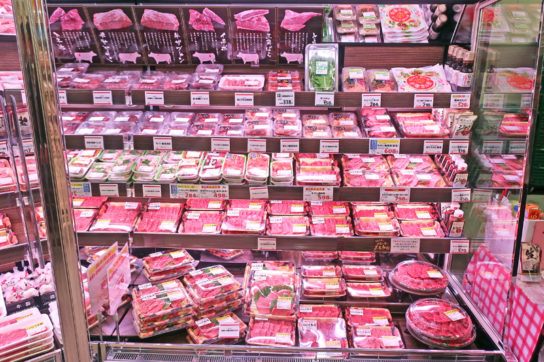 国産牛では希少部位も販売