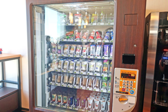 カフェラテや乳酸菌飲料は自販機で販売