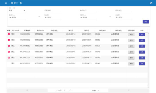 業務別標準レイアウトのイメージ