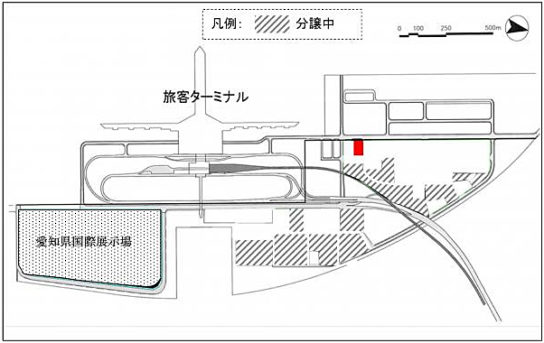 中部臨空都市空港島位置図