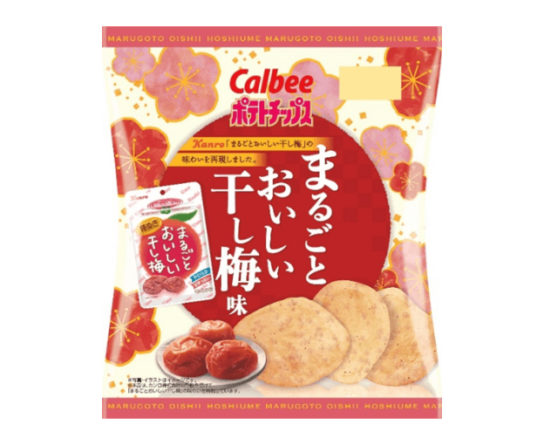 ポテトチップス まるごとおいしい干し梅味